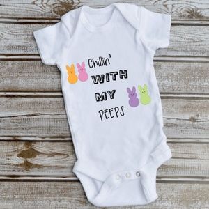 Chillin with my Peeps easter onsie